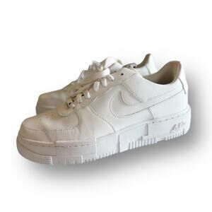 Nike Air Force 1 Pixel "Triple White" Women's Sz 10 CK6649-100